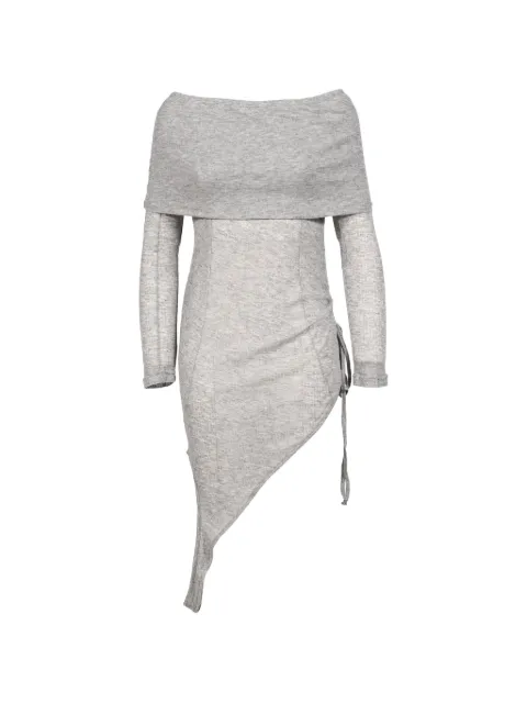 BOHEMSEO off-shoulder asymmetric blouse