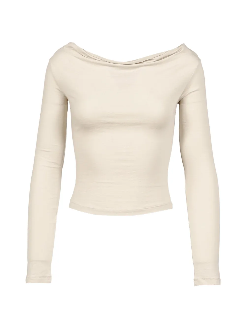 BOHEMSEO draped long-sleeve top
