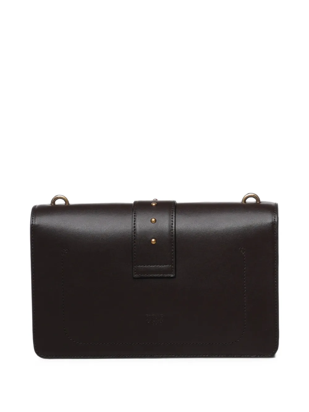 PINKO Medium Love Bag crossbodytas verfraaid met studs Bruin