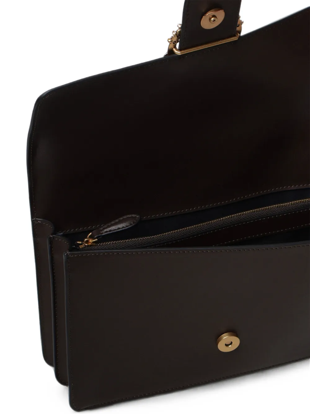 PINKO Medium Love Bag crossbodytas verfraaid met studs Bruin