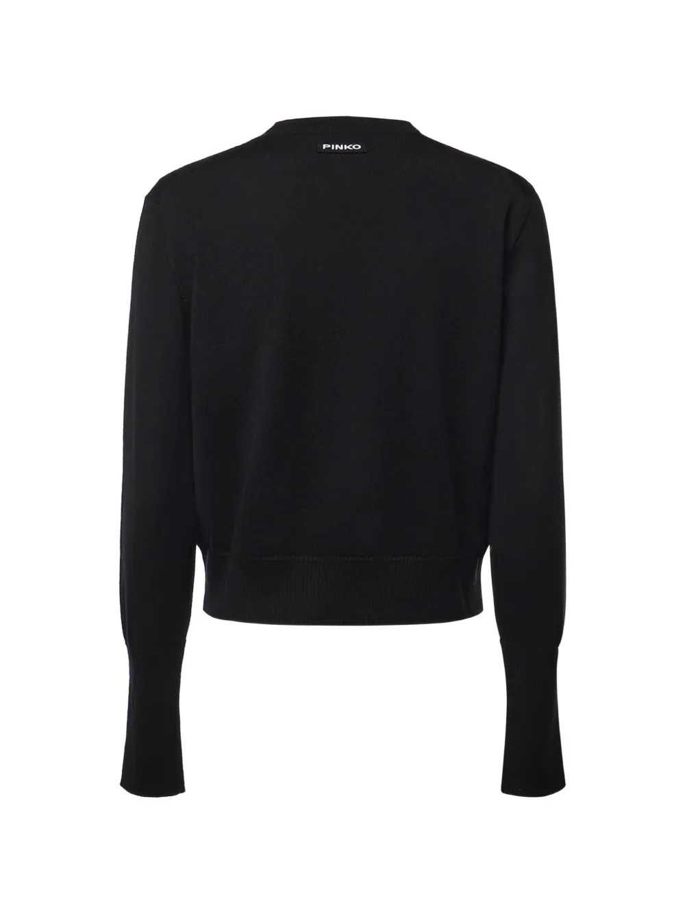 PINKO Asymmetrische trui met knoopsluiting Zwart
