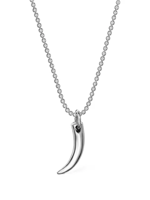 OBSIDIAN Ikigai Chilli silver necklace