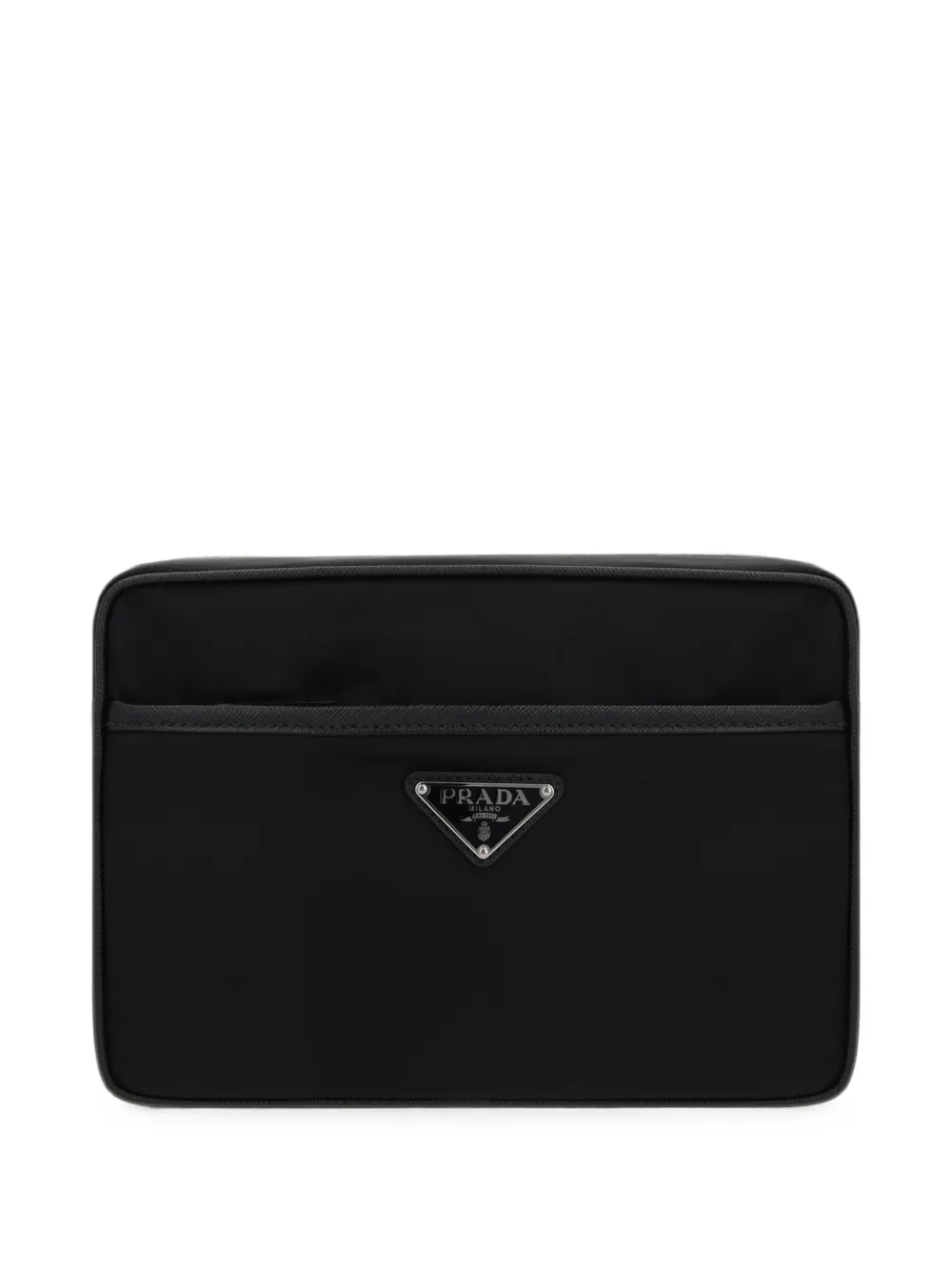 Prada Re-Nylon and Saffiano shoulder bag - Nero