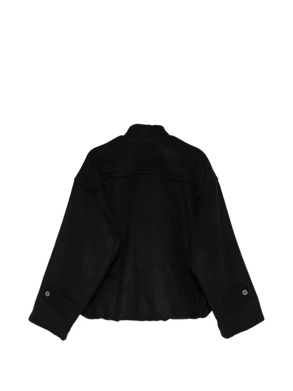 Maison MIHARA YASUHIRO Duffeljack met opgerolde zoom Zwart