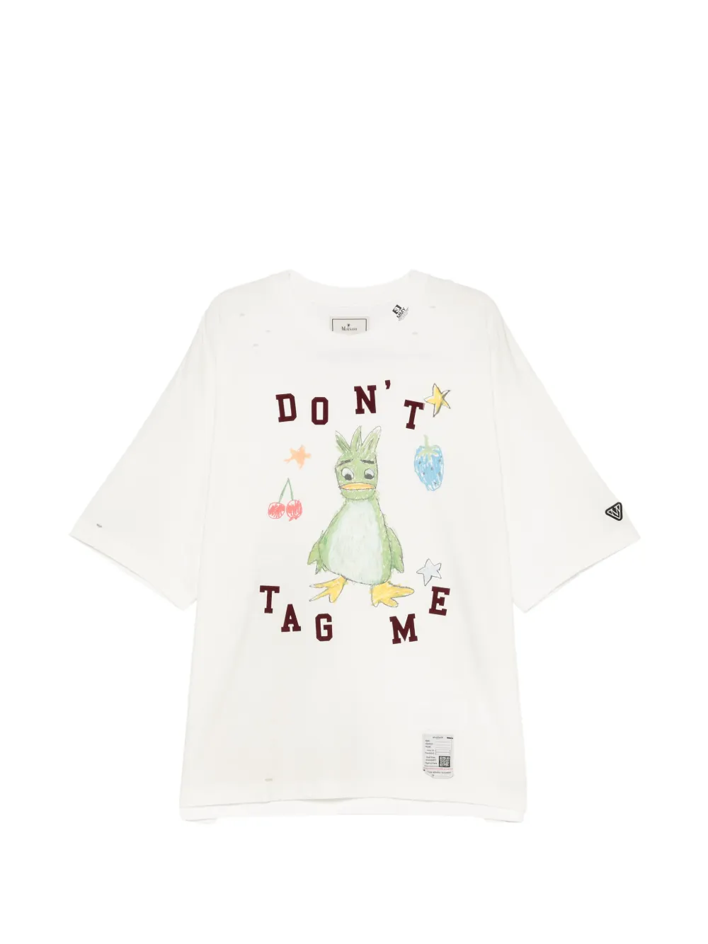 Maison MIHARA YASUHIRO graphic-print distressed T-shirt
