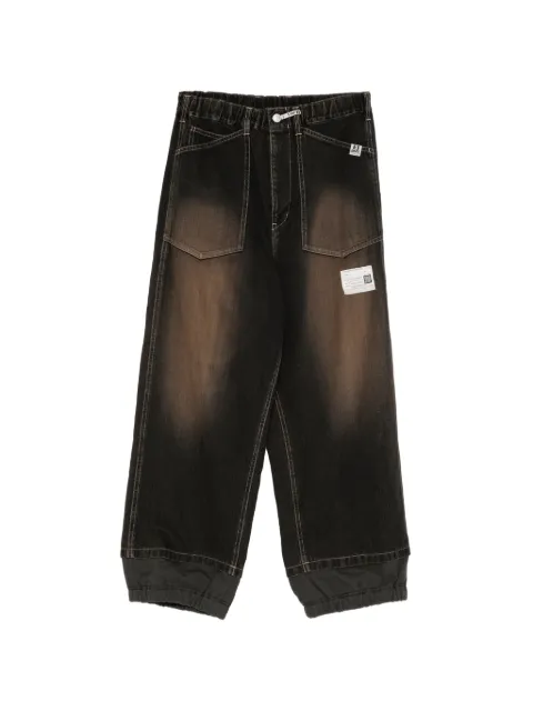 Maison MIHARA YASUHIRO sweat layered jeans