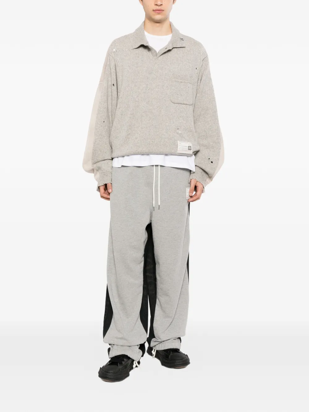 Maison MIHARA YASUHIRO Gecombineerde trui en sweater Grijs