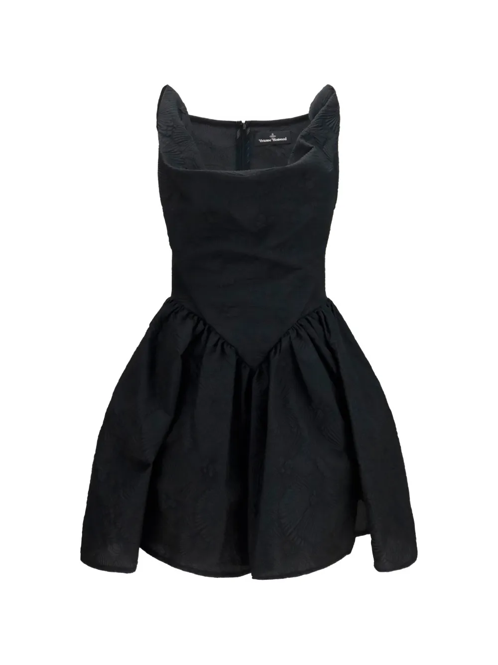 Vivienne Westwood Sunday cotton mini dress Zwart