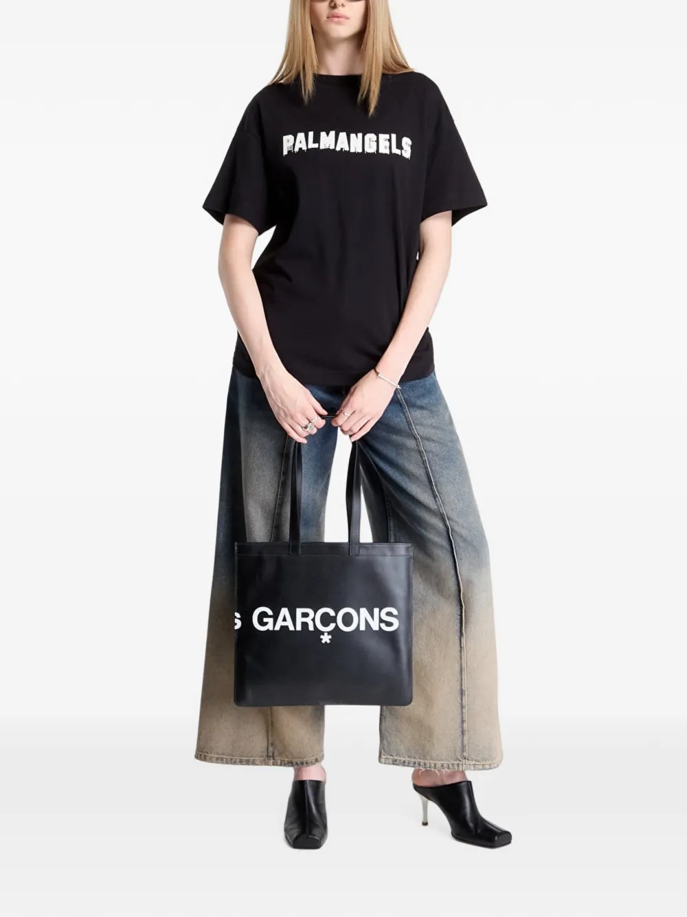 Palm Angels logo-print T-shirt