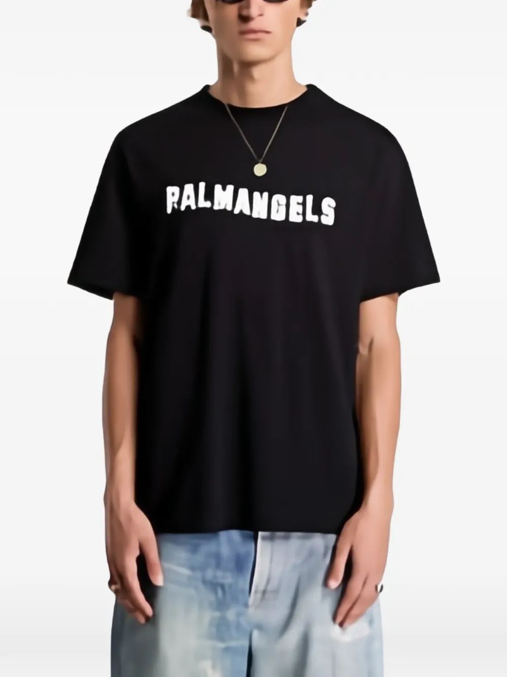 Palm Angels logo-print T-shirt
