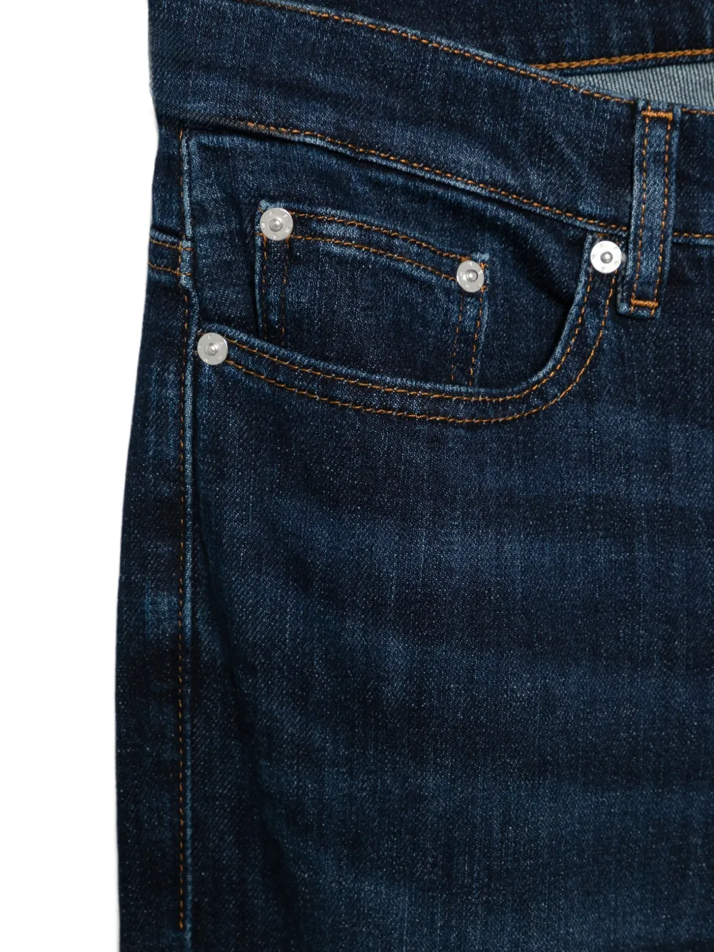 FRAME Slim-fit jeans Blauw