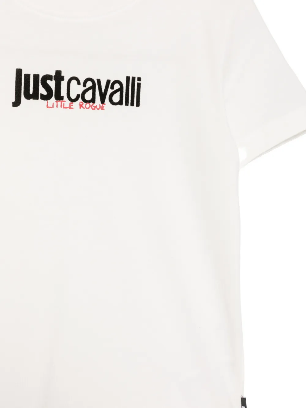 Just Cavalli Kids T-shirt met logoprint Wit