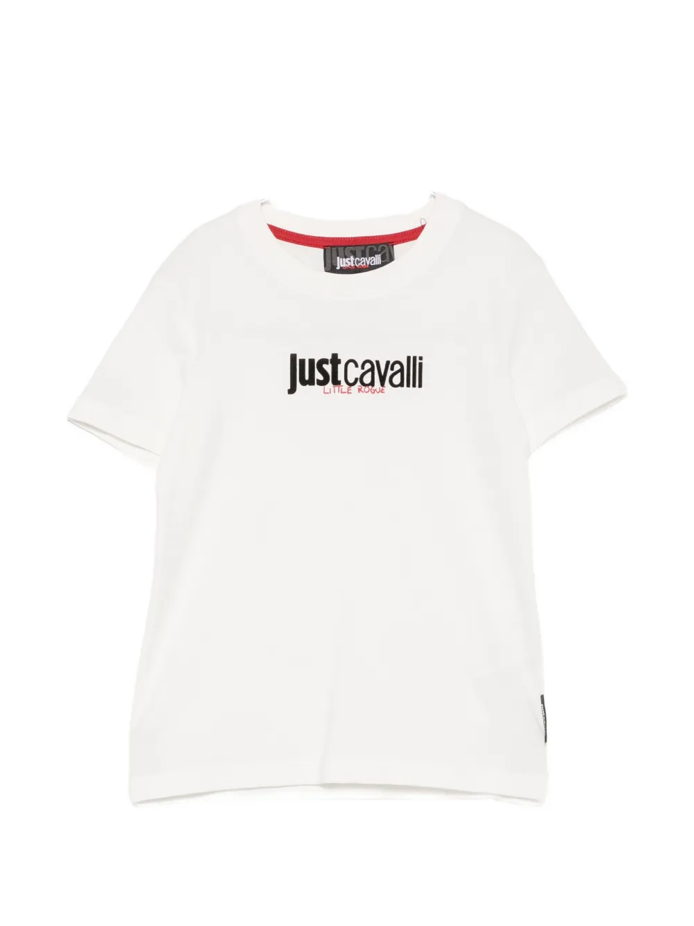 Just Cavalli Kids logo-print T-shirt - Bianco