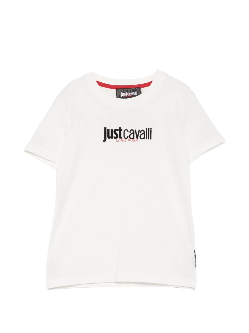 Just Cavalli Kids logo-print T-shirt - Bianco