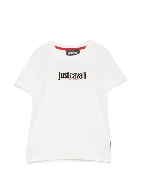 Just Cavalli Kids logo-print T-shirt