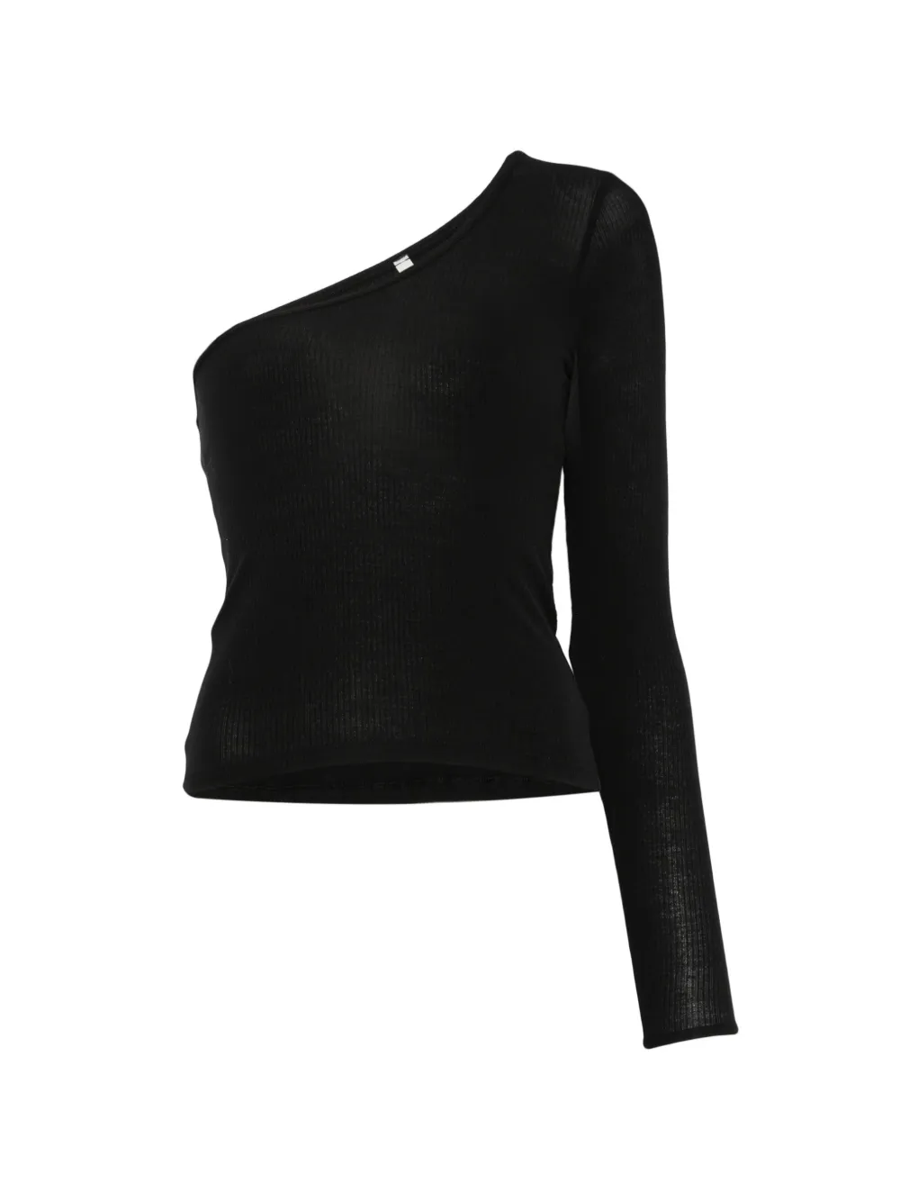 Baserange one-shoulder ribbed-knit top
