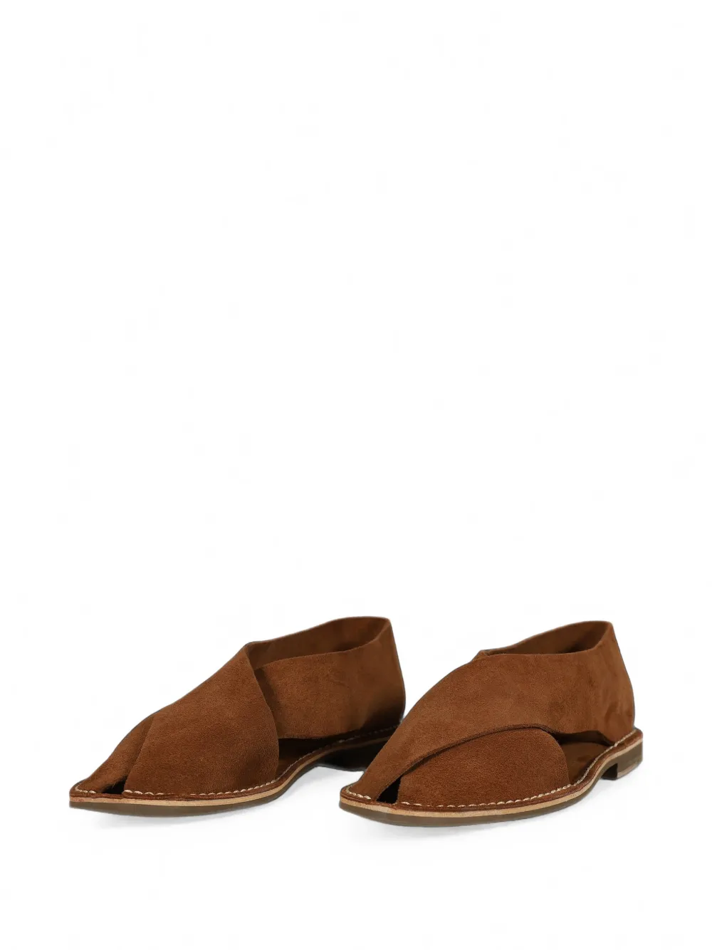 Jacques Solovière Paris Biarritz crossover-strap sandals Bruin