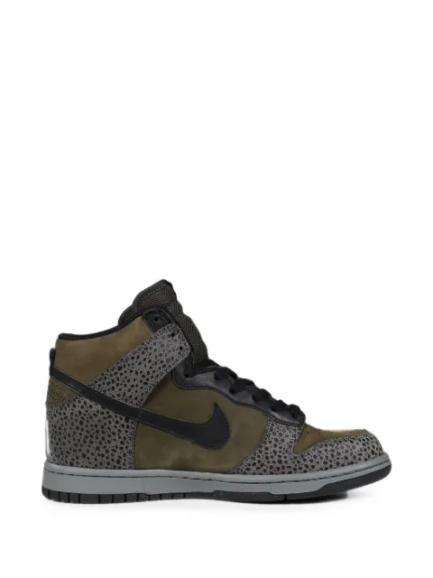 SWJP x Nike Dunk High stencil-print sneakers