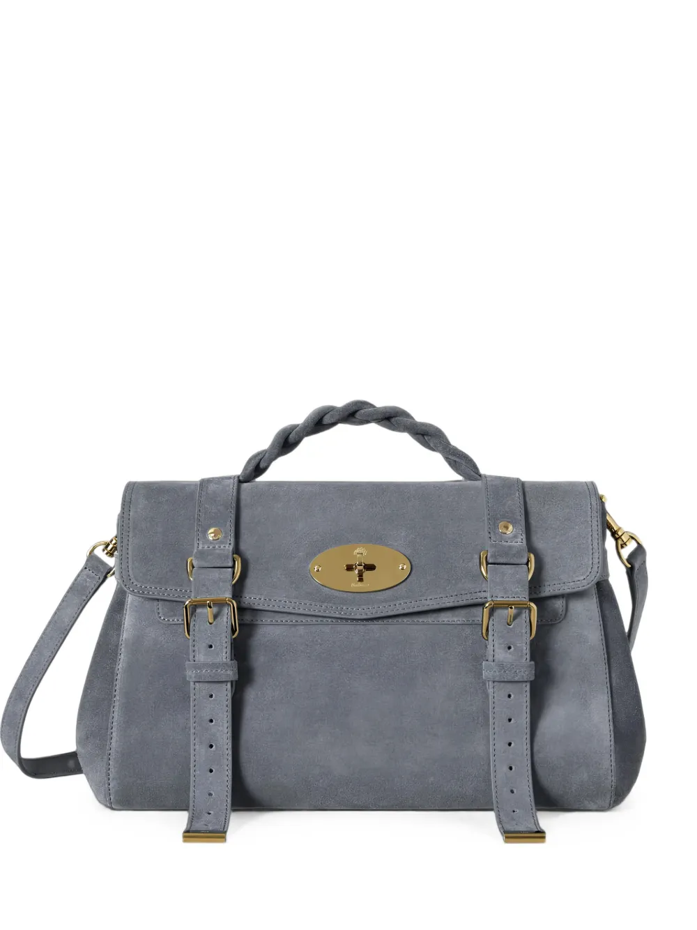 Mulberry Alexa suede bag - Grigio