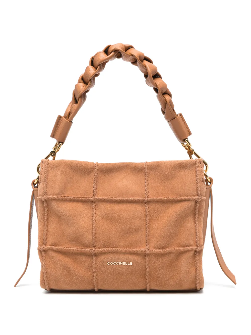 Coccinelle Boheme check tote bag Bruin