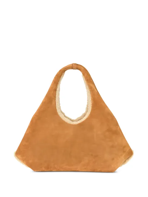 Coperni shearling-trim folded shoulder bag