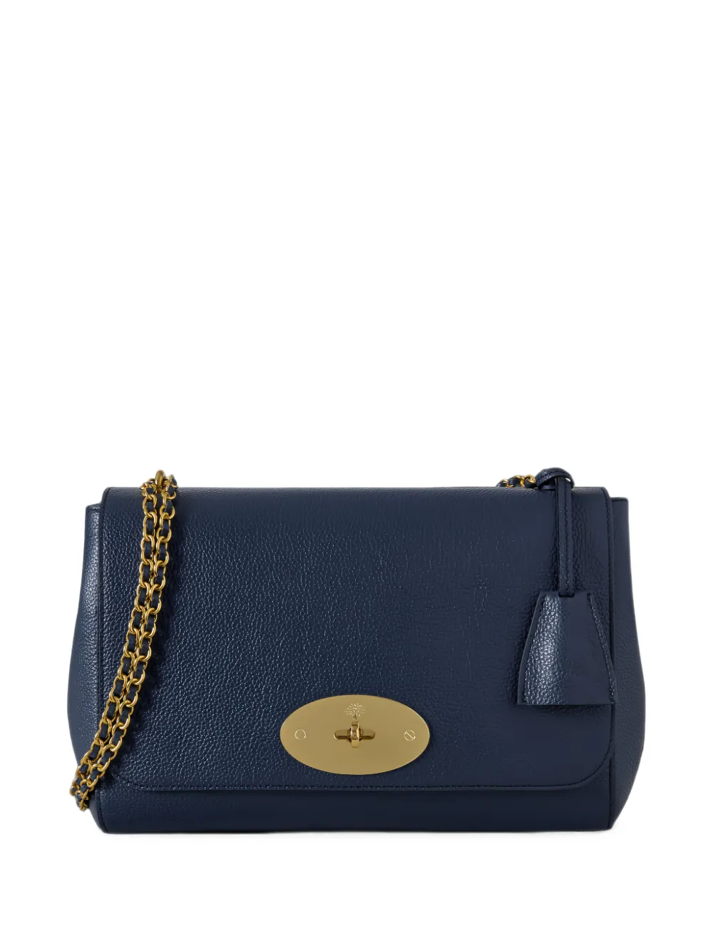 Mulberry medium Lily grained leather shoulder bag - Blu