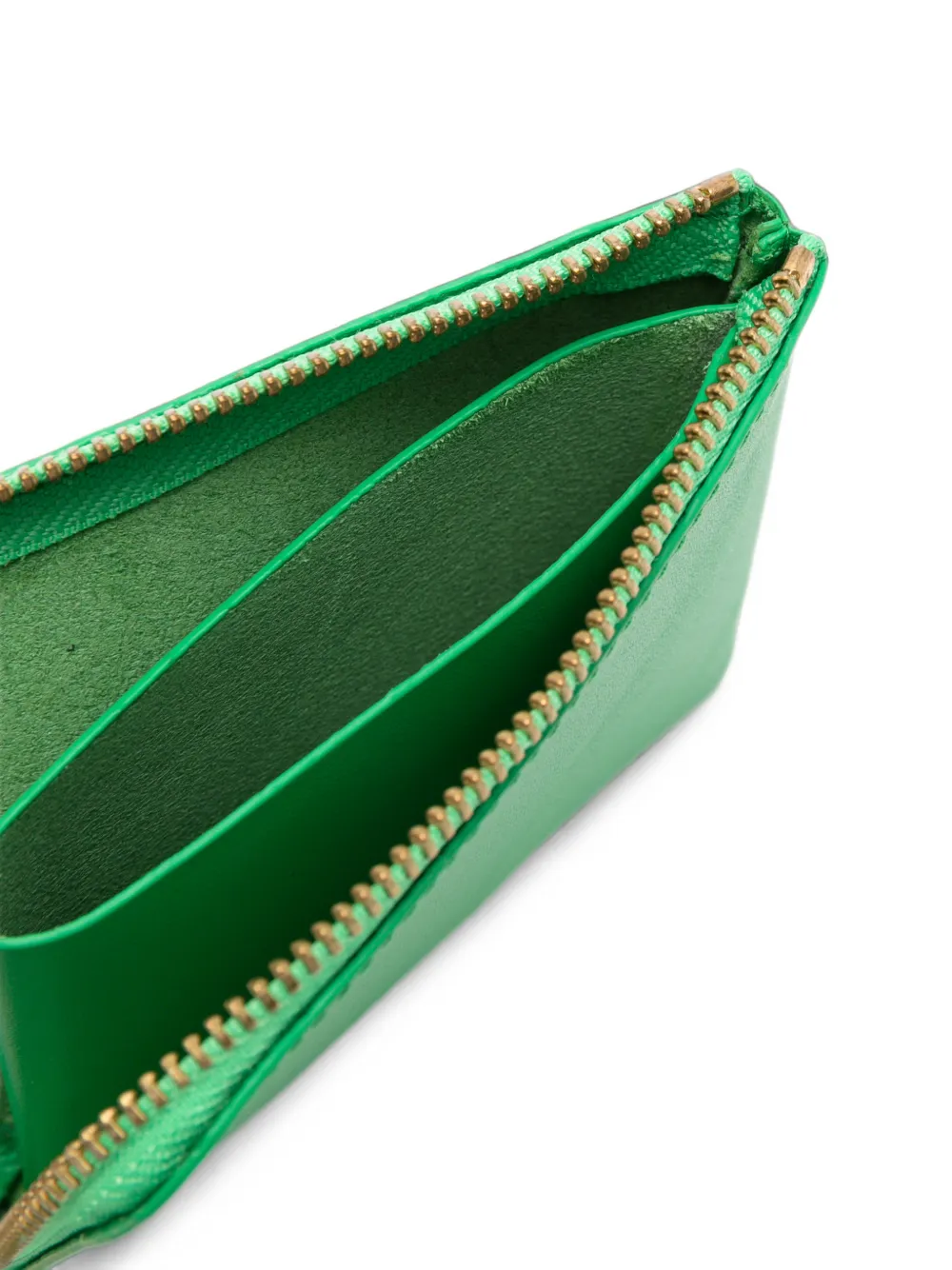 Comme Des Garçons Wallet Leren portemonnee Groen