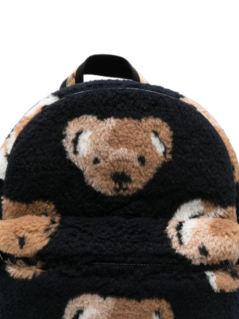 Burberry Kids Thomas Bear fleecerugzak Zwart