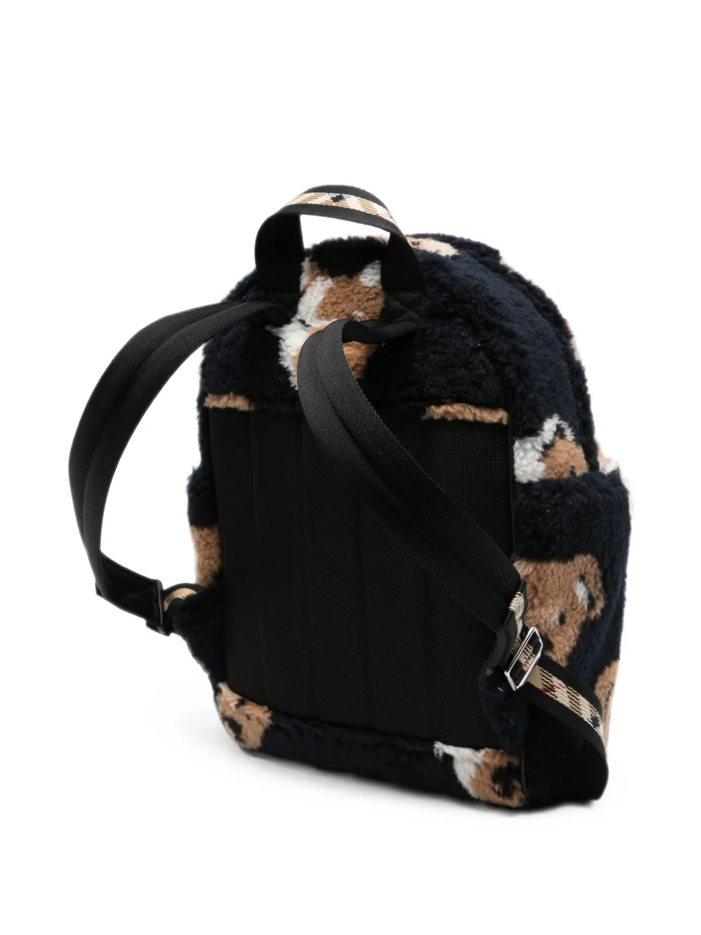 Burberry Kids Thomas Bear fleecerugzak Zwart