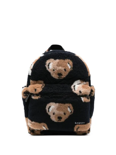 Burberry Kids Thomas Bear fleece backpack
