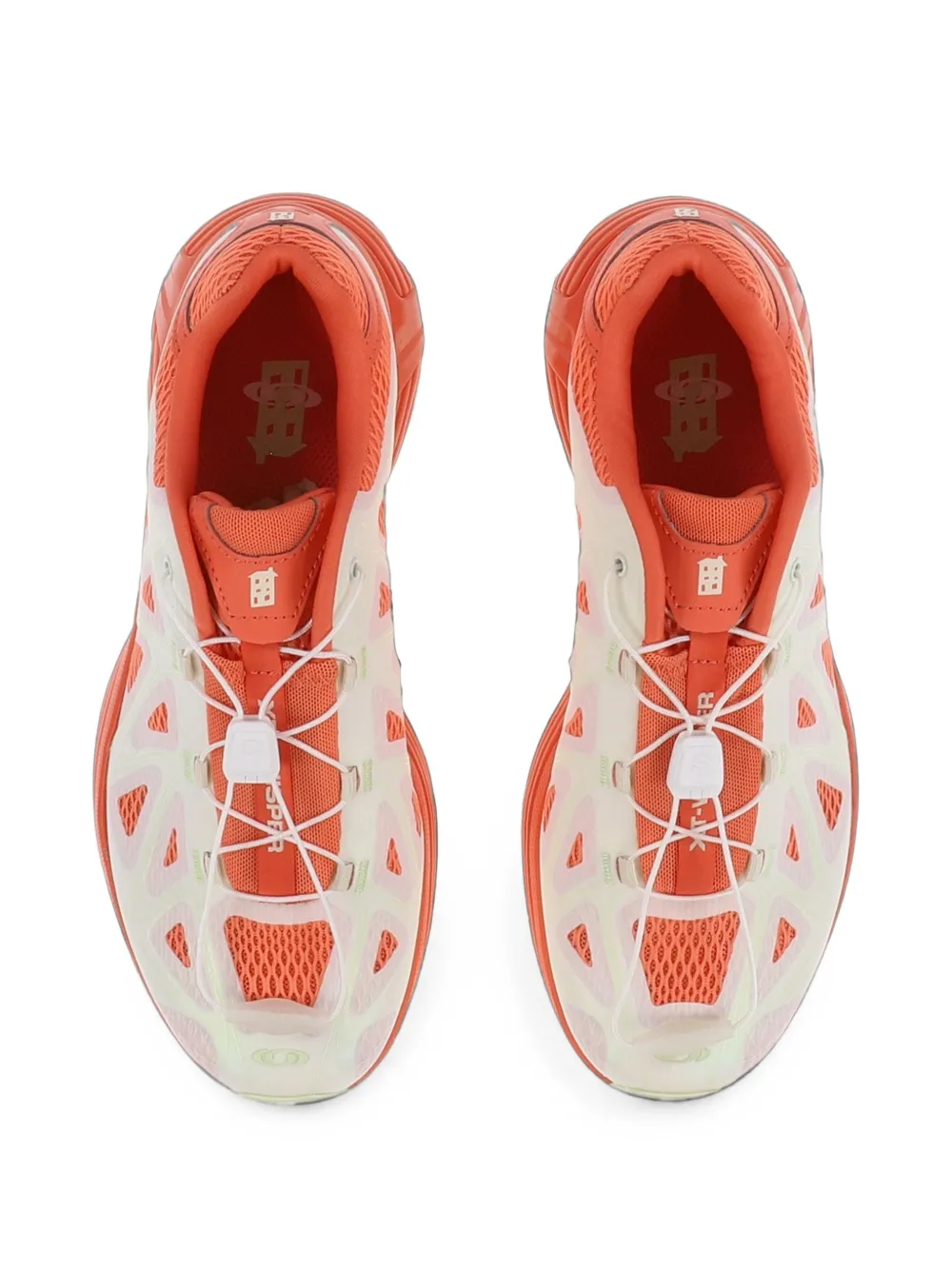 Yves Salomon x Ama Lou XT-Whisper Void panelled sneakers Beige