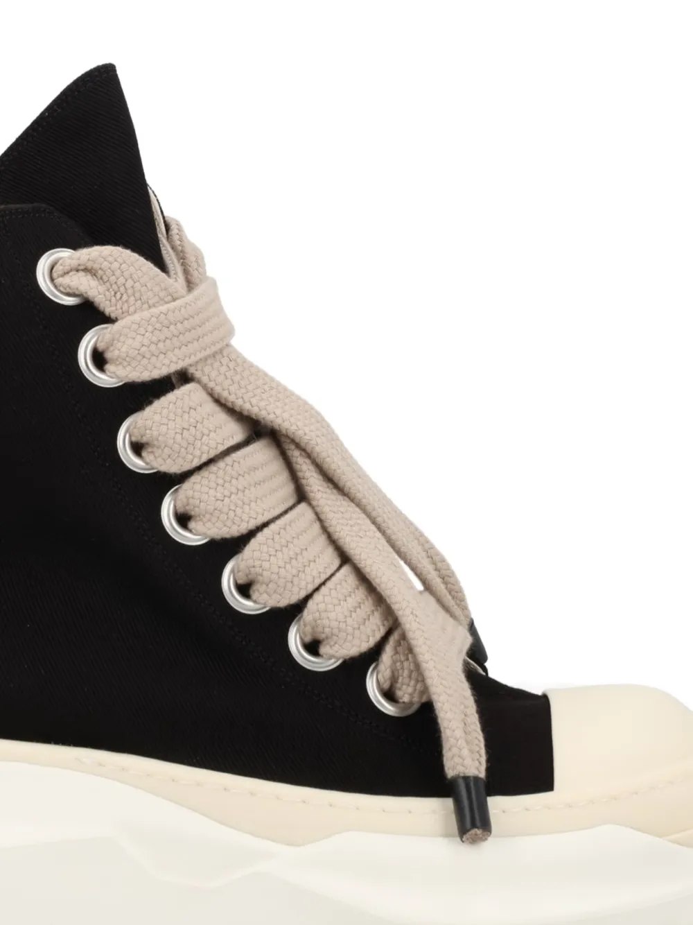 Rick Owens DRKSHDW Jumbolace Abstract sneakers Zwart