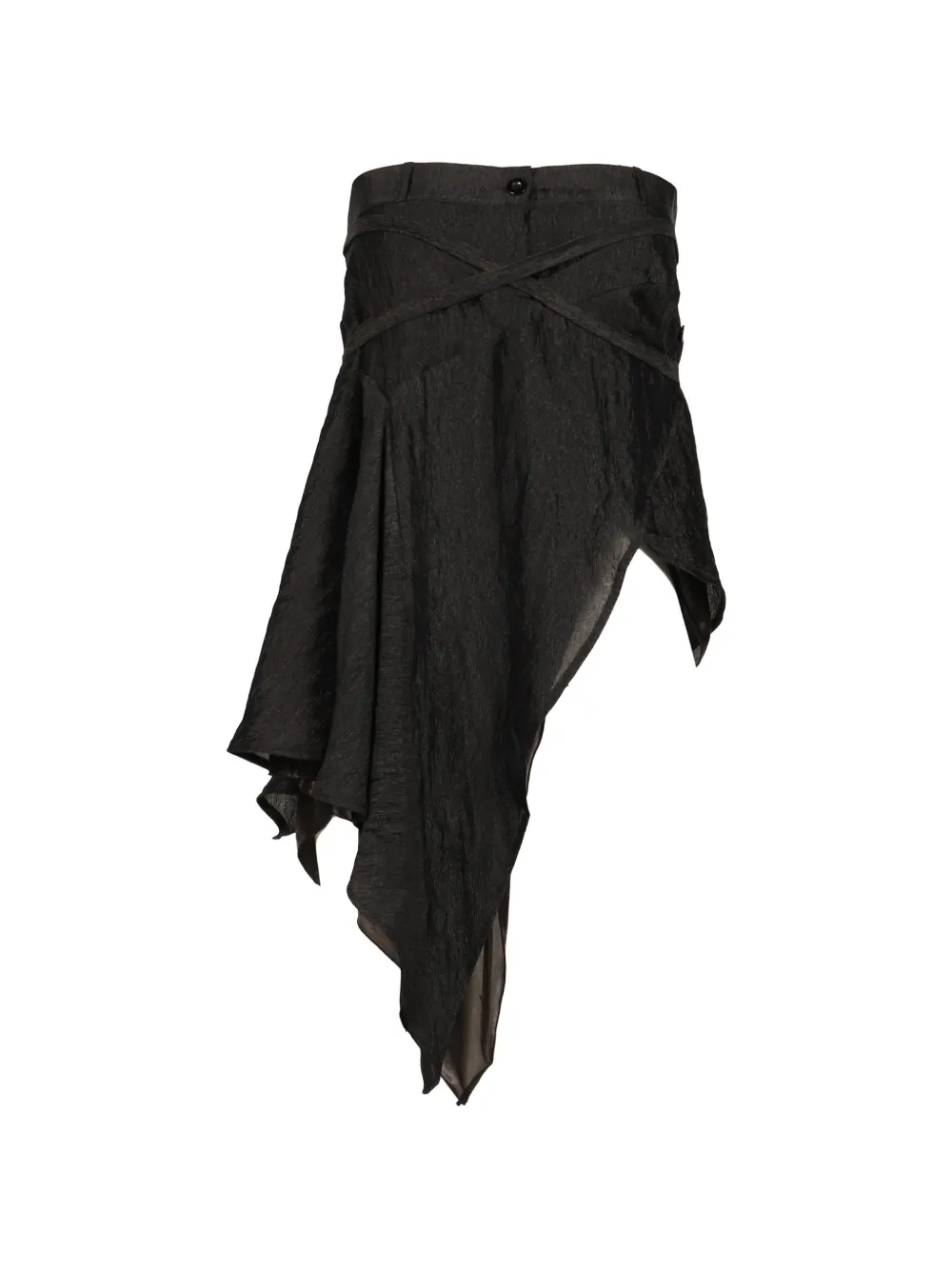 BOHEMSEO draped asymmetric mini dress
