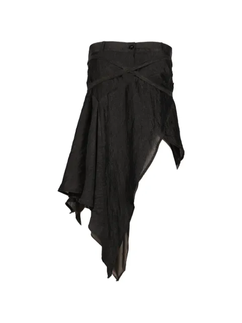 BOHEMSEO draped asymmetric mini dress