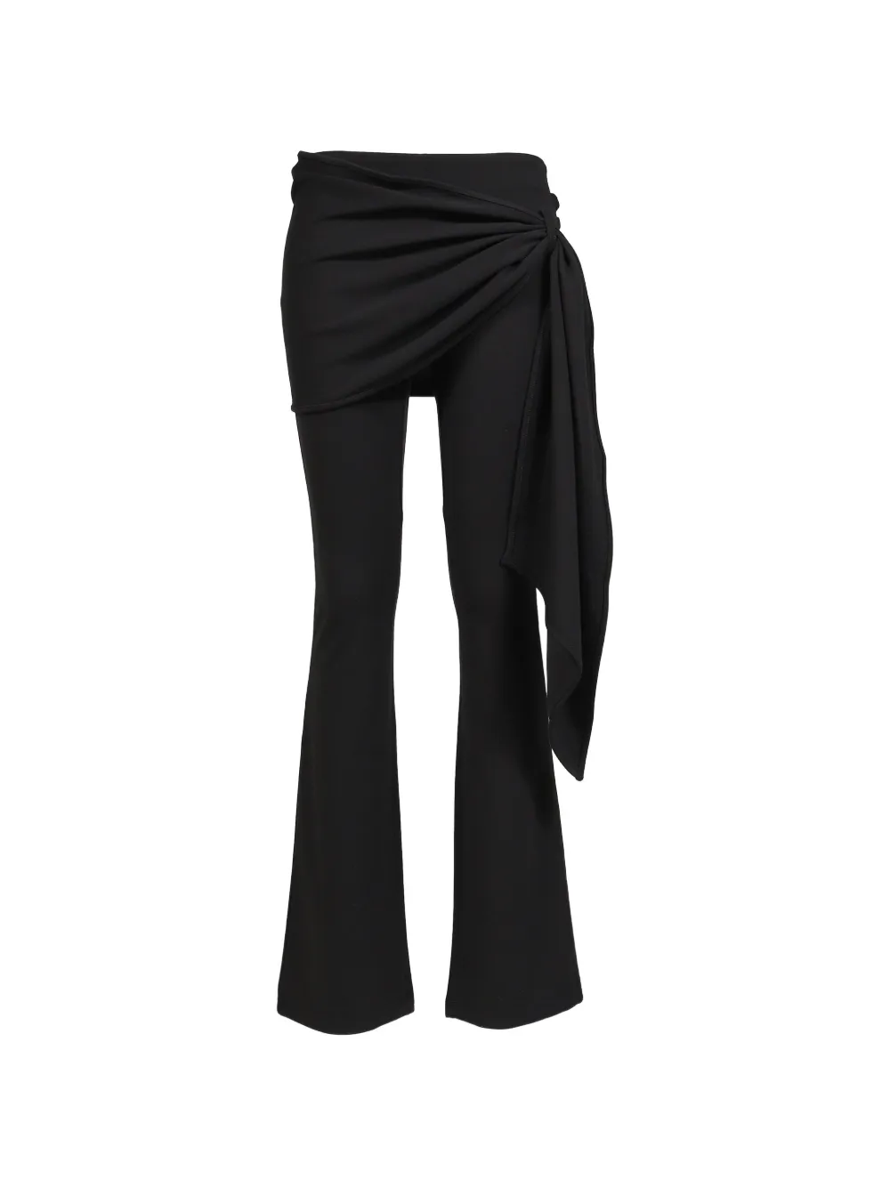 BOHEMSEO strap-tied flared trousers