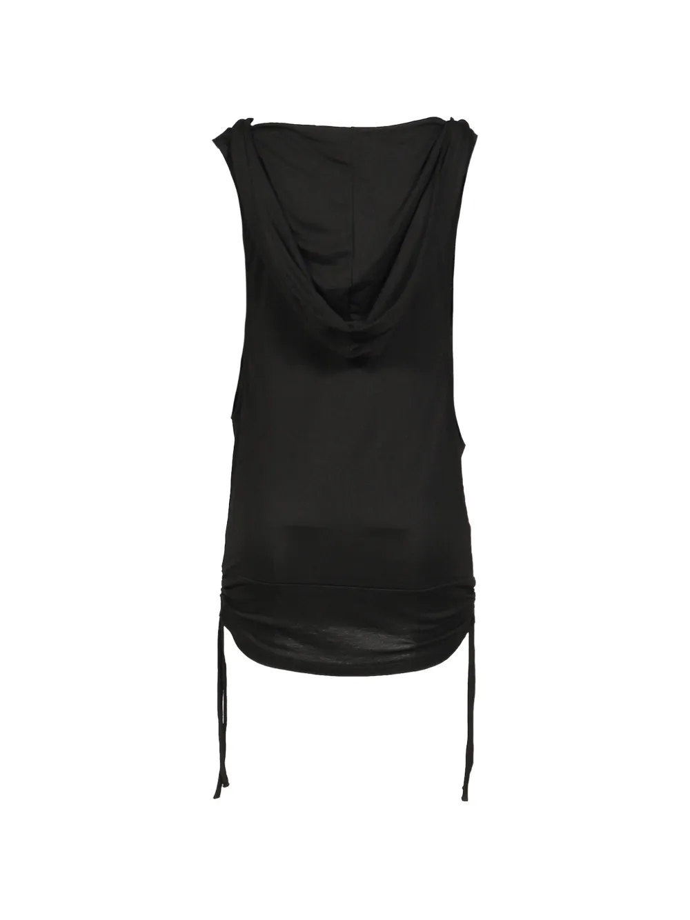 BOHEMSEO cowl-neck sleeveless hoodie