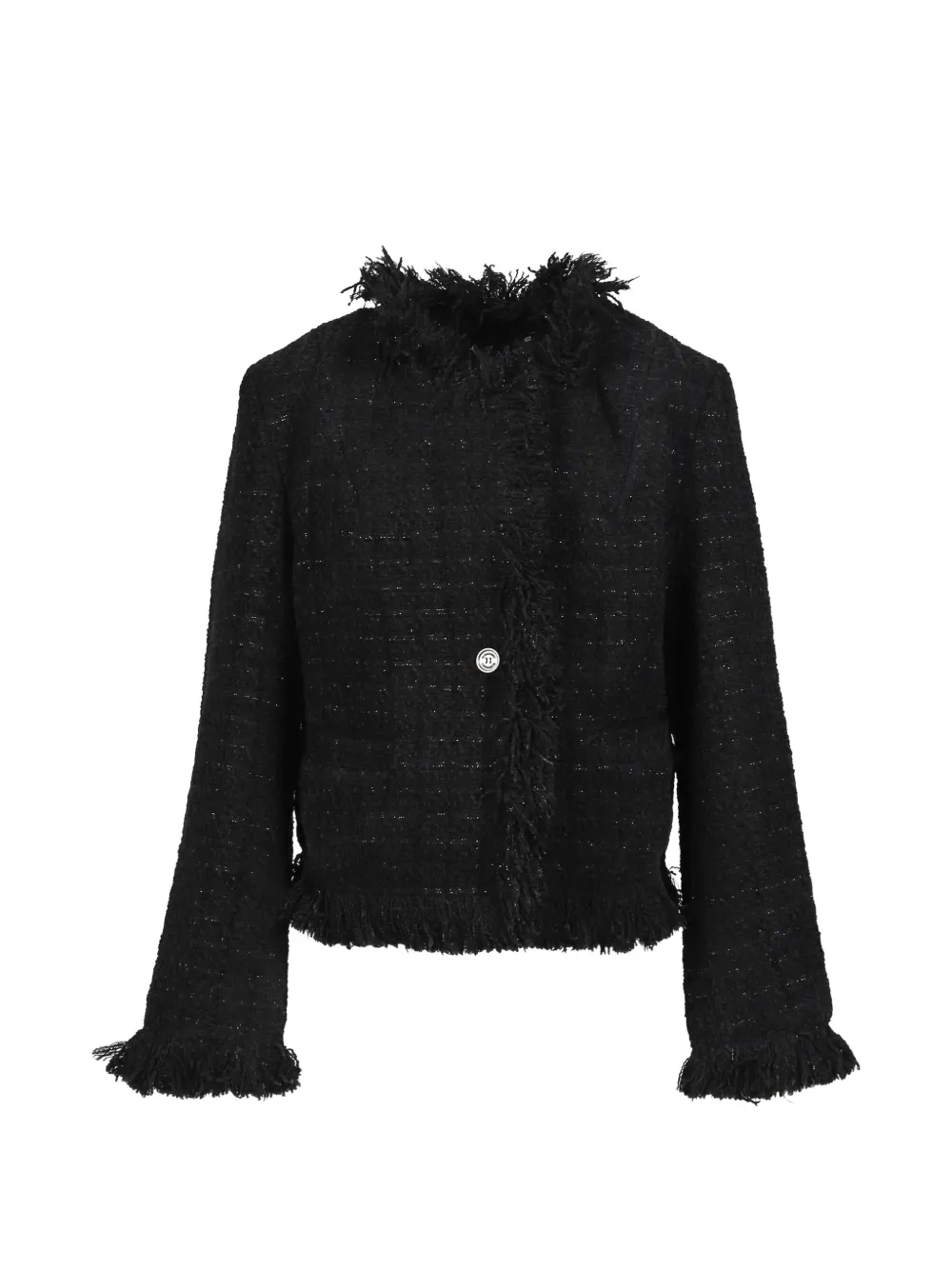 BOHEMSEO frayed-tweed jacket