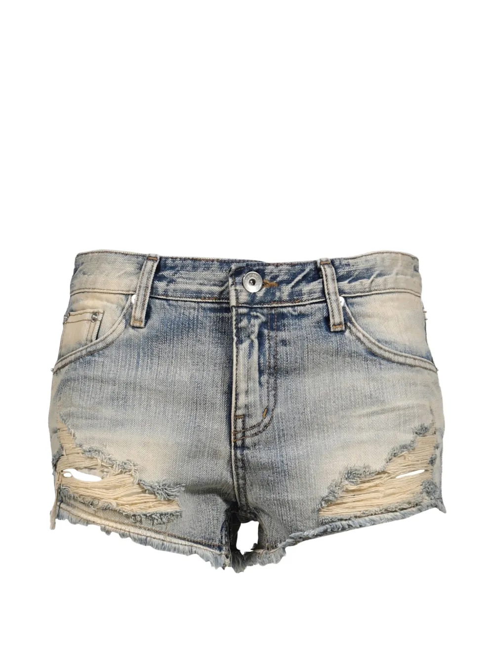 BOHEMSEO distressed denim shorts