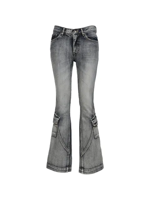 BOHEMSEO washed cargo jeans