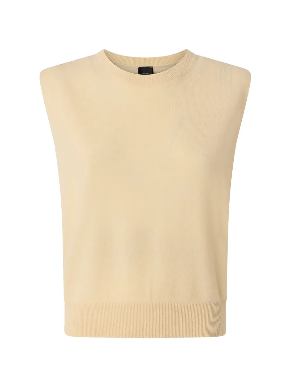 PINKO crew-neck sleeveless sweater - Toni neutri