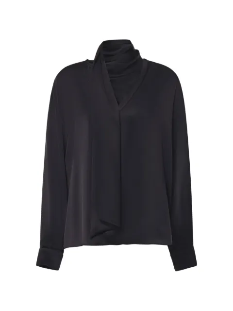 PINKO tie-neck long-sleeve shirt