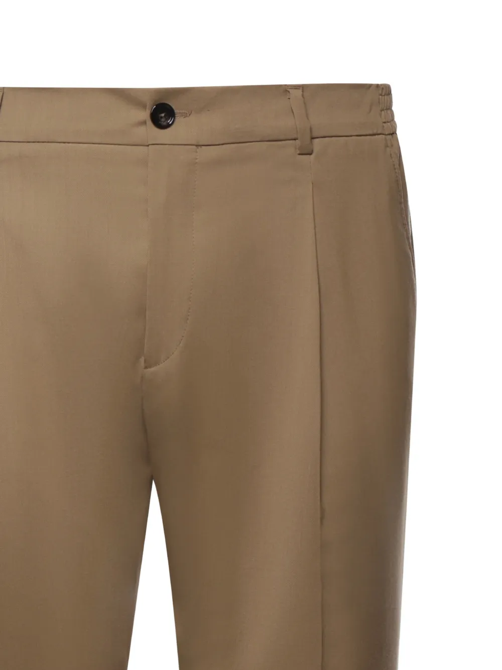 BE ABLE New Riccardo straight plooibroek Beige
