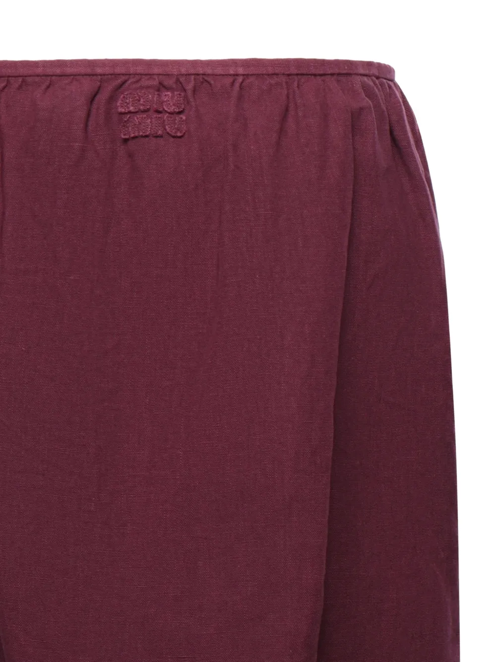 Miu Linnen rok Rood