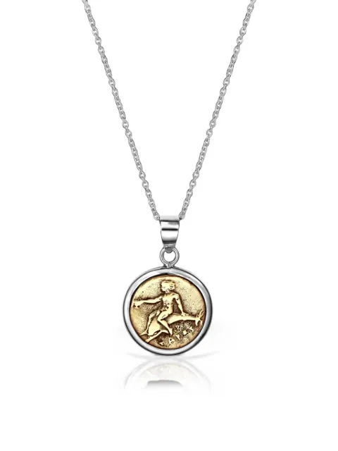 OBSIDIAN Taras Alto coin-pendant necklace