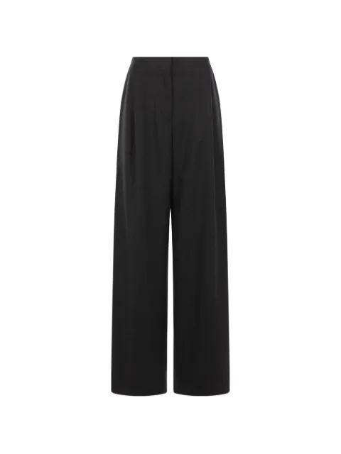 Dusan pleated wide-leg trousers
