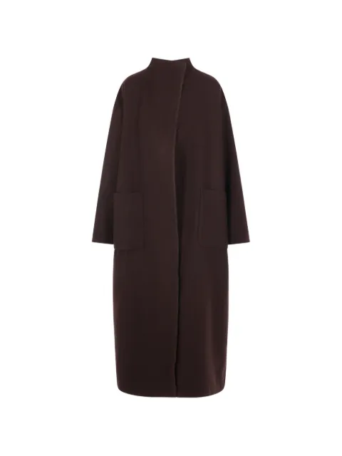 Dusan raw-cut wool coat