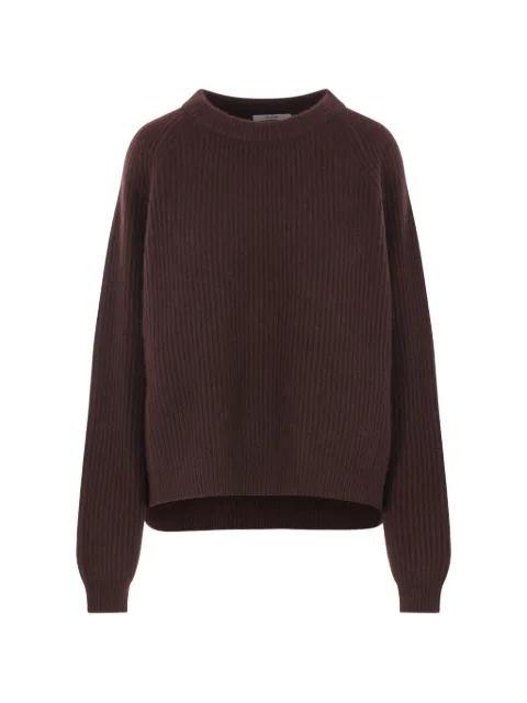 Dusan ribbed-knit raglan-sleeve sweater