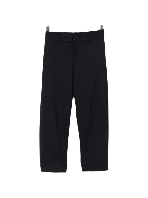 Emporio Armani Kids Klassische Hose mit Logo-Schild