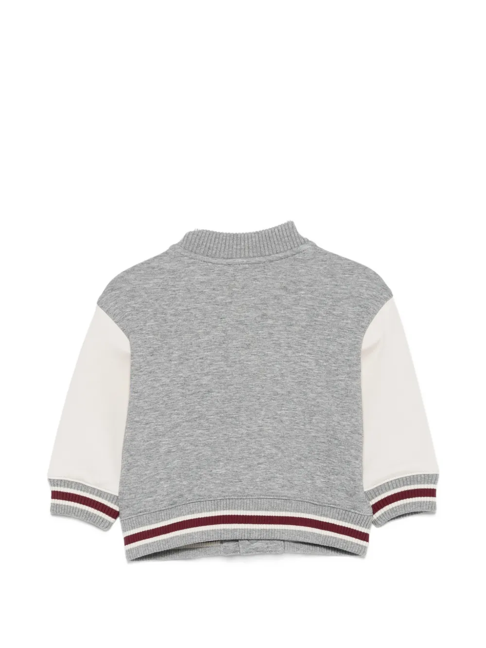 Emporio Armani Kids Bomberjack met logopatch Grijs