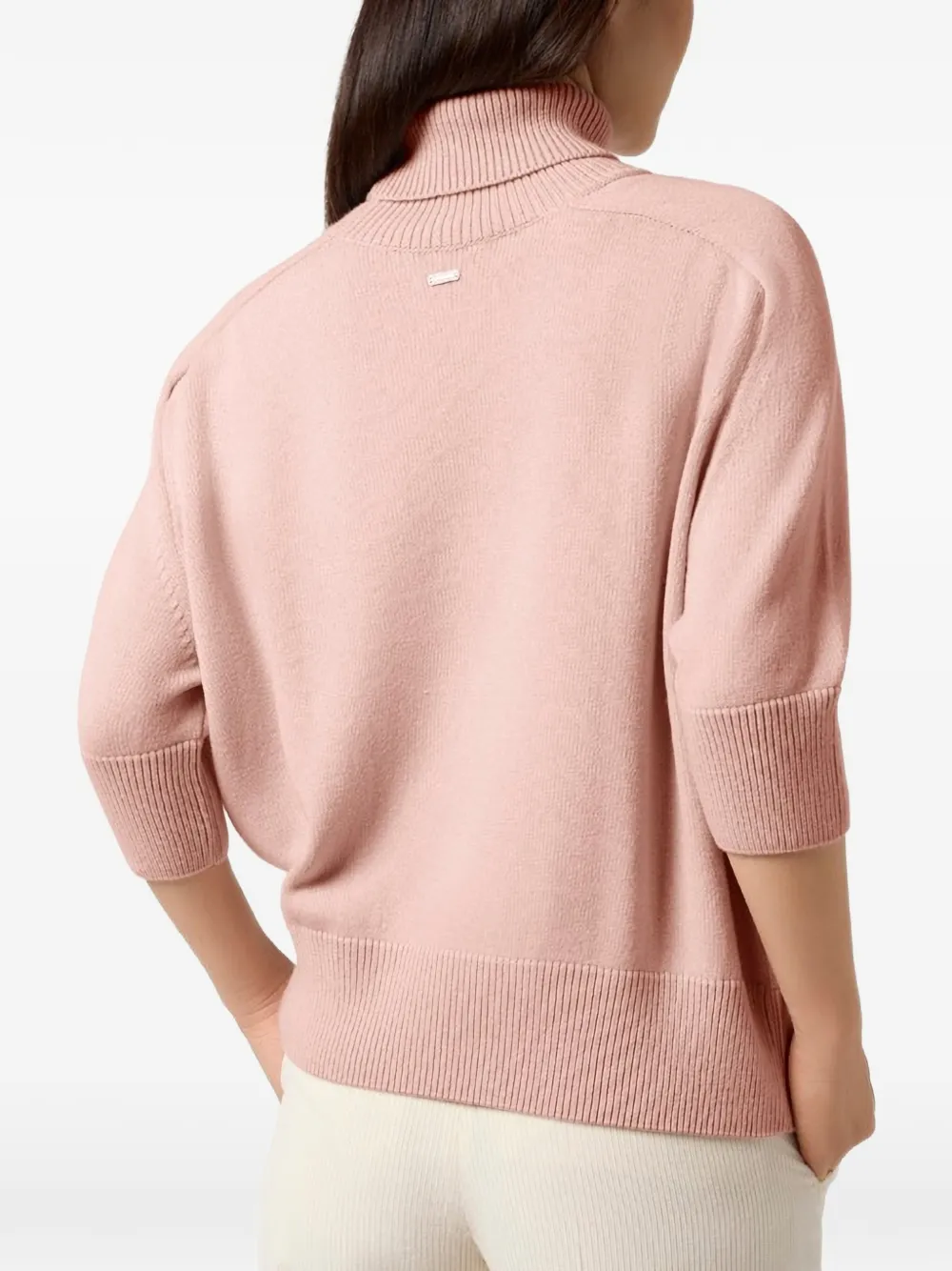 Paul & Shark Ribgebreide coltrui Roze